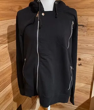 Harley Davidson black hooded jacket size XXL thumbnail 1