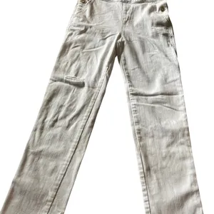 Pilcro & The Letterpress Overalls Women's 25 Off White‎ Denim Anthropologie Farm thumbnail 3