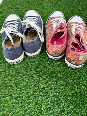 Converse Blue & Pink Digital Floral Ankle Low Lace Up Casual Sneaker thumbnail 5