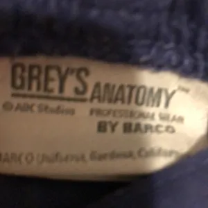 Greys Anatomy By Barco Size Medium Scrub Pants Navy Blue Color thumbnail 2