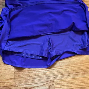 Athleta swagger tiered ruffle skort in purple size large thumbnail 4