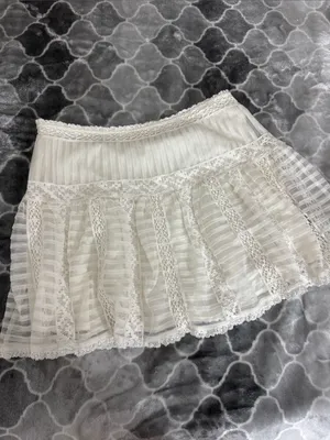 Loveshackfancy white skirt thumbnail 4