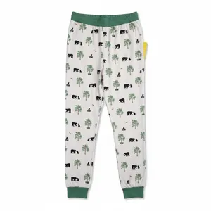 Wildflower Baby Pajama Pants Bamboo Viscose Spandex Bear Tree Print XL thumbnail 4