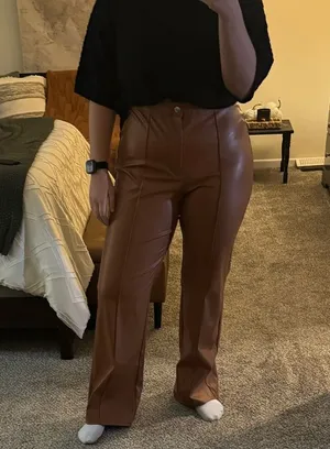 Leather Pants Size 16 thumbnail 1