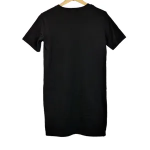 Quince Relaxed T-Shirt Dress Womens S Black Organic Cotton Pocket Casual thumbnail 9