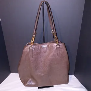 Coach Madison Phoebe Shoulder Bag Womens Large Brown Leather Tote 26225 thumbnail 7