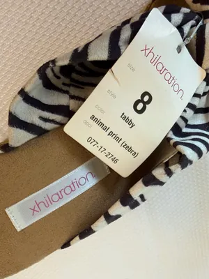Xhilaration Y2K Knotted Zebra Print Rope Platform Heels thumbnail 7