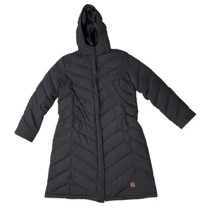 KENNETH COLE REACTION Hooded Down Puffer Long Jacket thumbnail 1
