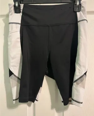 Fila Black and White Women’s Athletic Shorts thumbnail 1