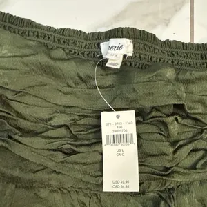 AERIE GREEN MINI SKIRT SIZE LARGE  thumbnail 2