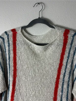 Dokotoo Womens Crewneck 3/4 Sleeve Knit Pullover Sweater Sz L thumbnail 3