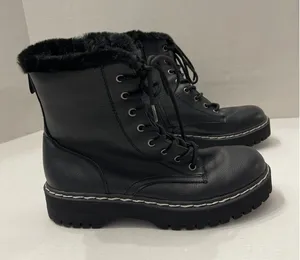 Sincerely Jules Happening Boots Size 8.5 Black New Without Tags thumbnail 1