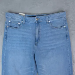 Aeropostale Jeans Womens 14 (36x33) Blue High Rise Wide Leg 100% Cotton‎ 90s New thumbnail 3