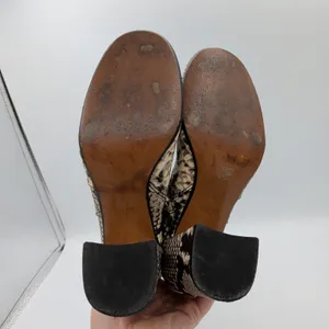 Coach Elisa Bootie FG2901 Womens‎ Snakeskin Leather Block Heel Ankle Boots 6B thumbnail 7