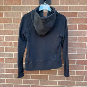 Lululemon Scuba Hoodie *Light Cotton Fleece (First Release) Size 8 Black thumbnail 7