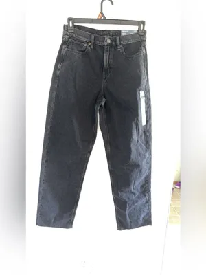 American Eagle Outfitters Charcoal Black Boyfriend Jeans thumbnail 3