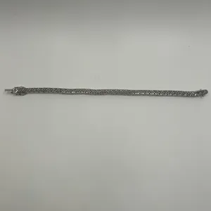 Kay Jewelers Moissanite Tennis Bracelet Silver 5mm 8 Inch Brand New VVS1 Crazy Shine No Pass thumbnail 4