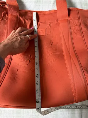 Dagne Dover Orange Neoprene Tote thumbnail 12