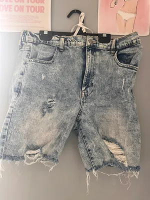 Celebrity, Pink Distressed Shorts thumbnail 2