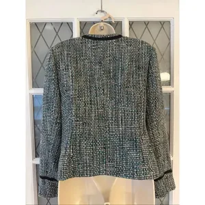 DAISY FUENTES Tweed Blazer Jacket  Lined Size Large thumbnail 3
