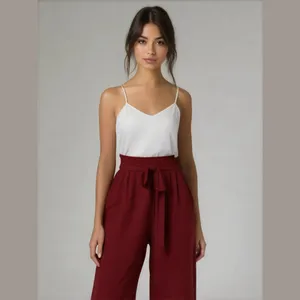 Windsor Womens Jumpsuit Sz XS Sealed With Style White Red Romper‎ Sleeveless thumbnail 3