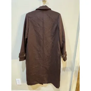 House of Harlow 1960 brown long wool-blend coat Size Medium Overcoat thumbnail 4