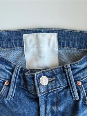 MOTHER Denim Mid Rise Dazzler Ankle Fray Jeans Riding Cliffside - Size 25 thumbnail 8