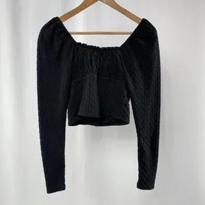 Free People Ladybug Long Sleeve Top In Black Size‎ Extra Small thumbnail 4