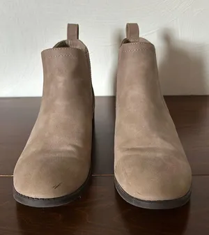 Taupe Ankle Boots Tan Size 7 thumbnail 1