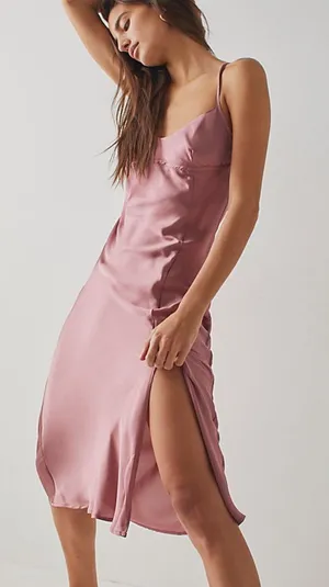 Free People Right This Way Bias Slip thumbnail 1