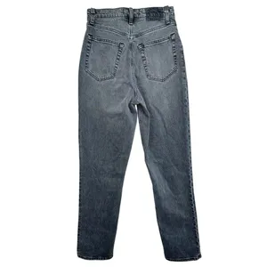 NWT Abercrombie & Fitch Curve Love The ‘90s Baggy Low Rise Gray Jeans Size 26 2 thumbnail 3