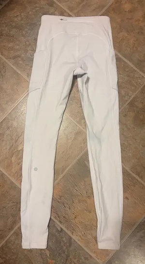 lululemon athletica White High-Rise Leggings size 2 thumbnail 1