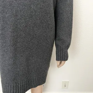 [BP.] Charcoal Gray Mock Neck Long Sleeve Sweater Dress NWT Size Large L thumbnail 7