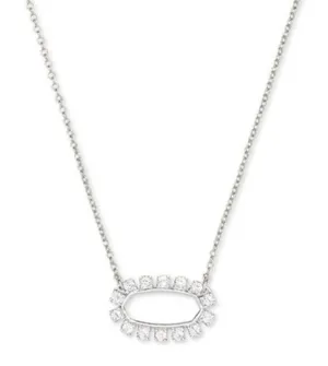 Kendra Scott Elisa Open Frame Crystal Pendant Necklace thumbnail 1
