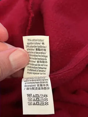 PINK Victoria's Secret Hoodie Womens Medium Red Full Zip Fleece Logo Sweatshirt thumbnail 10