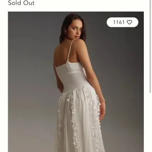 NWT Anthropologie Maeve Sleeveless Embellished Smocked Midi Dress thumbnail 4