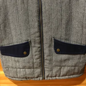 West Virginia Gameday Couture Navy and Gray Vest size S women’s thumbnail 4