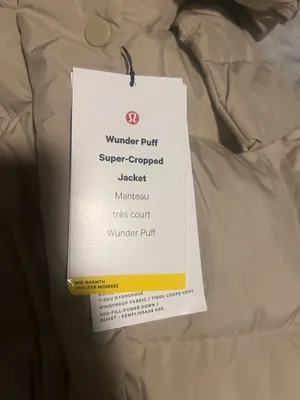NWT Lululemon Super Cropped Wunder Puff (LIMITED EDITION) thumbnail 3