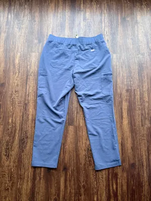 FIGS Women’s Space Navy Blue High Waisted Yola Skinny Scrub Pants - Size XXL thumbnail 2