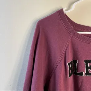 Torrid blessed graphic crewneck women’s sweater plum purple fall warm‎ size 1 thumbnail 3