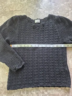 Wilfred aritzia winter Black Sour long sleeve knitted Sweater black size Medium thumbnail 7