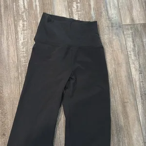 Offline Aerie Black OG Flare Pants High Rise Short Inseam XS thumbnail 3