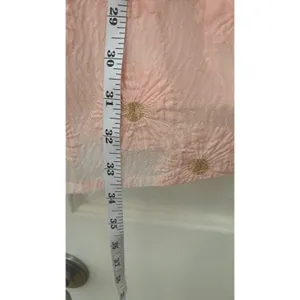 Storia Mini Dress Women L Pink Floral Corset Gold Coquette Balletcore Glinda thumbnail 9