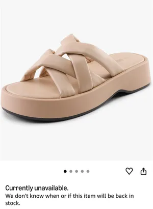 Dream pairs chunky platform sandals Tan Size 8.5 thumbnail 3