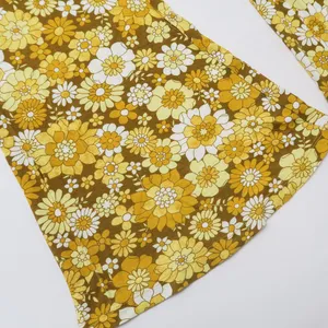 Ghanda Rosa Flares Brown Sadie Floral Bell Bottom Pants thumbnail 7