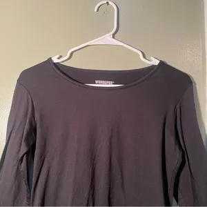 Wuhoupro‎ Women's Size Medium Long Sleeve T-Shirt Fleece Lined Black Microfiber thumbnail 4