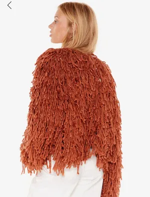 Nasty Gal Shaggy Cardigan thumbnail 3