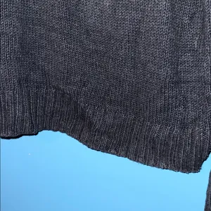 Old Navy V-Neck Sweater in Dark Gray thumbnail 3