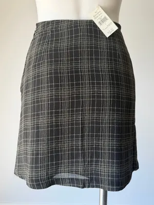 Banana Republic A-Line Plaid Mini Skirt thumbnail 6