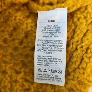 Madewell Mustard Chunky Knit Sweater Small Boho Cozy Cottagecore thumbnail 8